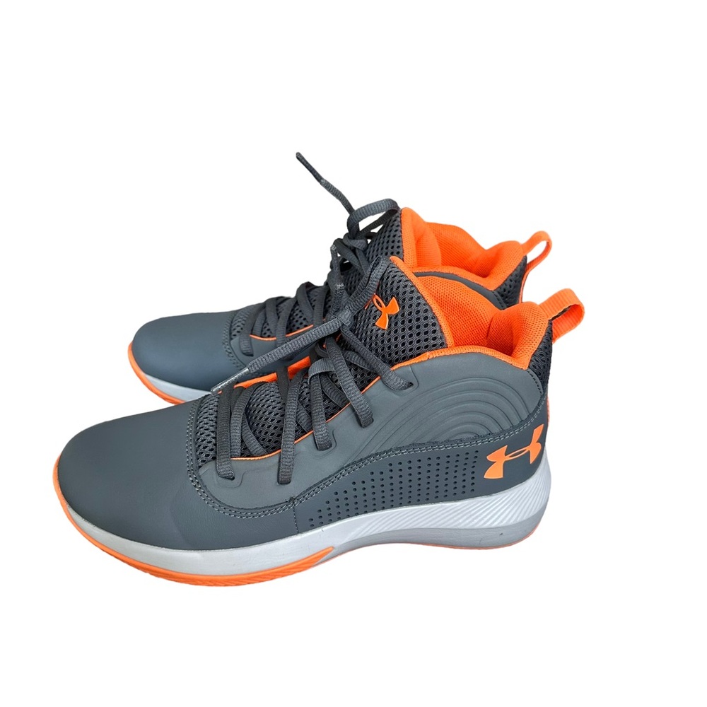 Under Armour Kids Sneakers - Gray and Orange